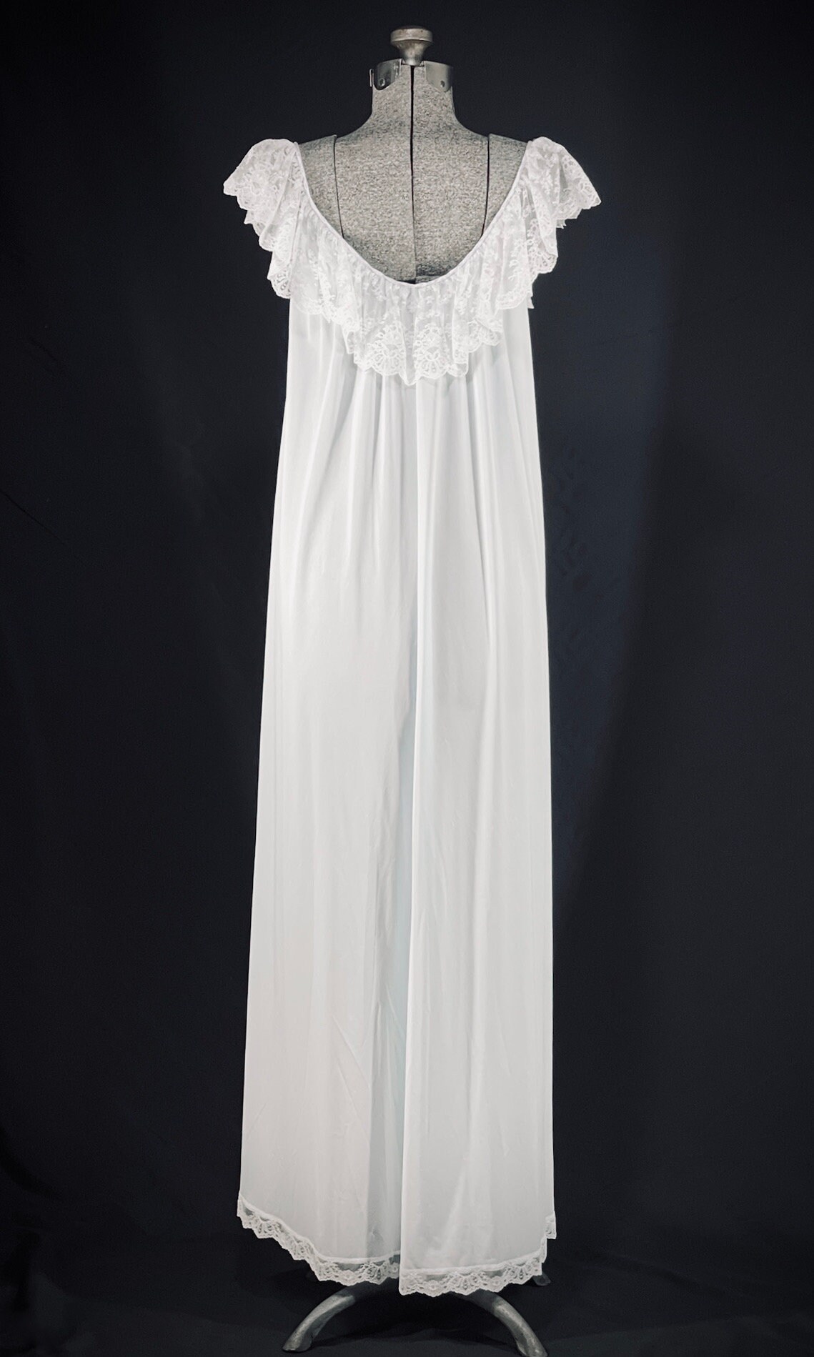 60s Light Blue Nightgown Claire Sandra by Lucie Ann of Beverly Etsy