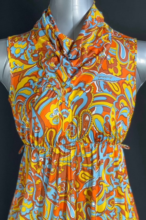 70s paisley jumpsuit - image 4