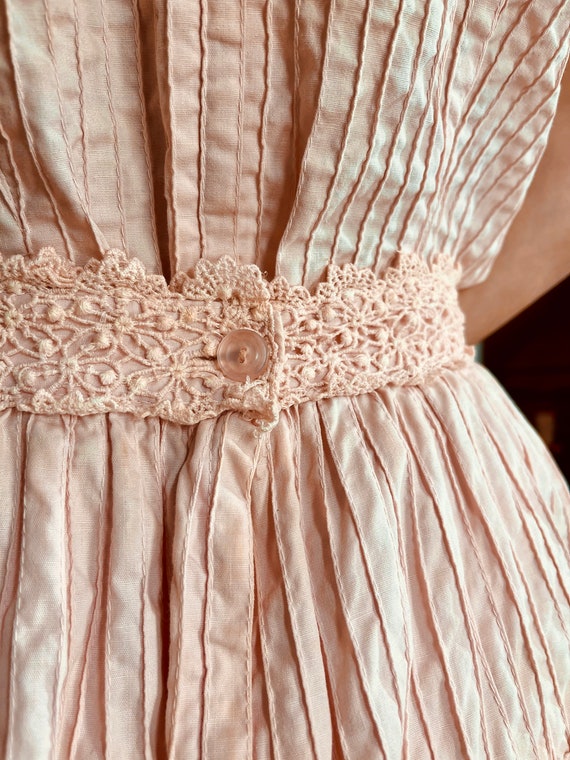 50s peach skirt set - image 6