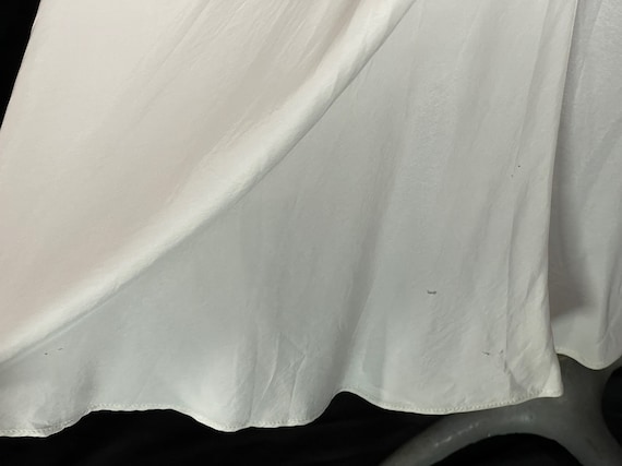 70s Albert Nipon peach floral sheer midi dress - image 10