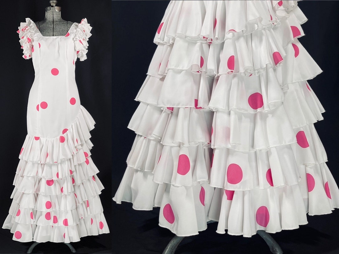 Lioness White Flamenco Dress (L) – The Thrifty Hippy, image size:1080x810