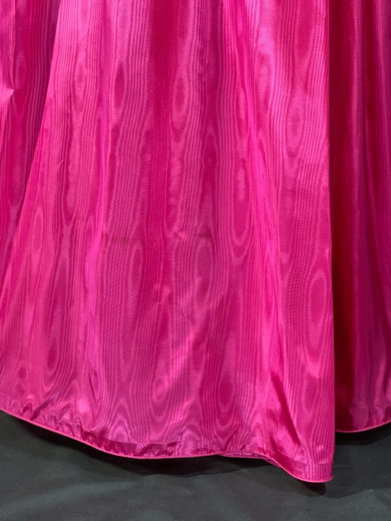 80s Victor Costa pink gown - image 10