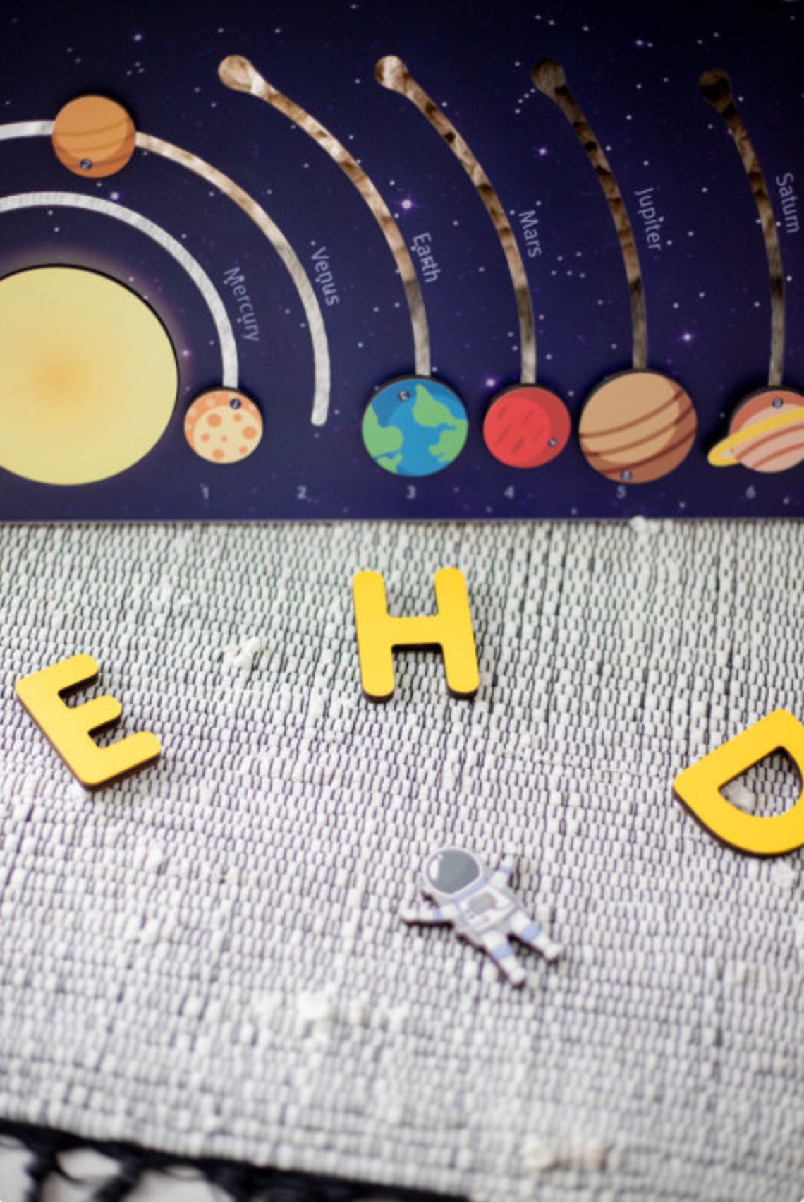 Solar System Personalized Busy Board Christmas Gift Etsy