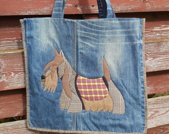 Bolso Tote / Terrier Escocés