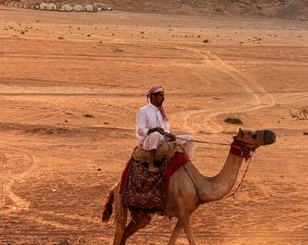 The Crossing — Wadi Rum Jordan Fine Art Photography Print | Signed + Numbered | 11×14