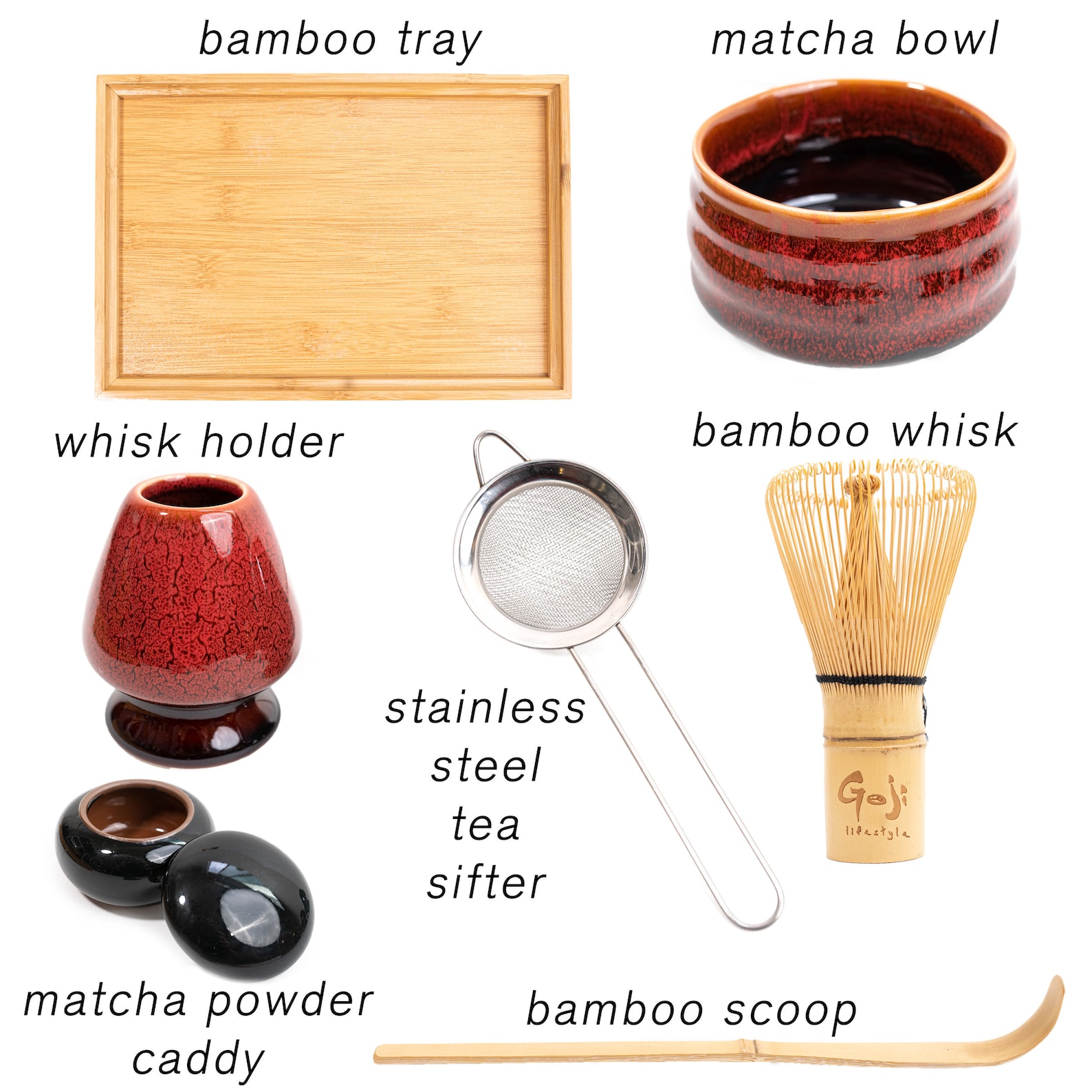 Traditional Japanese Matcha Tea Set 7 Piece W/ Ceramic Tea Etsy