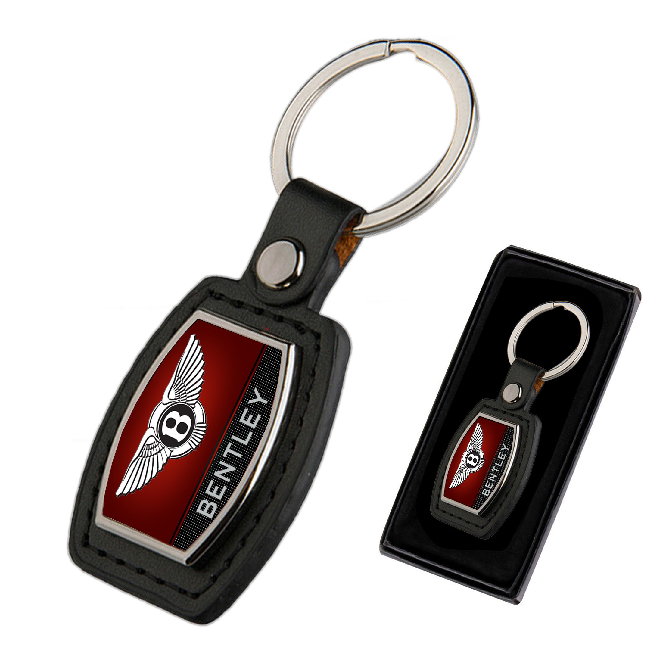 BENTLEY LEATHER KEYRING - Etsy