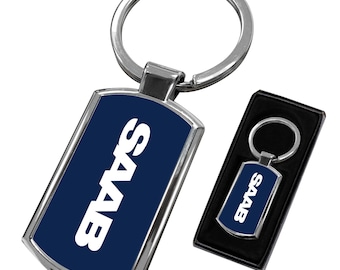 SAAB Logo Schlüsselanhänger Keychain NEU A51v 