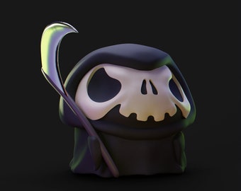 Reaper Grumpii • Chibi • Cute • Art Toy • Display Piece • Grumpii Art Toy