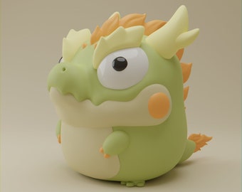 Dragon Grumpii • Chibi • Cute • Art Toy • Display Piece • Grumpii Art Toy