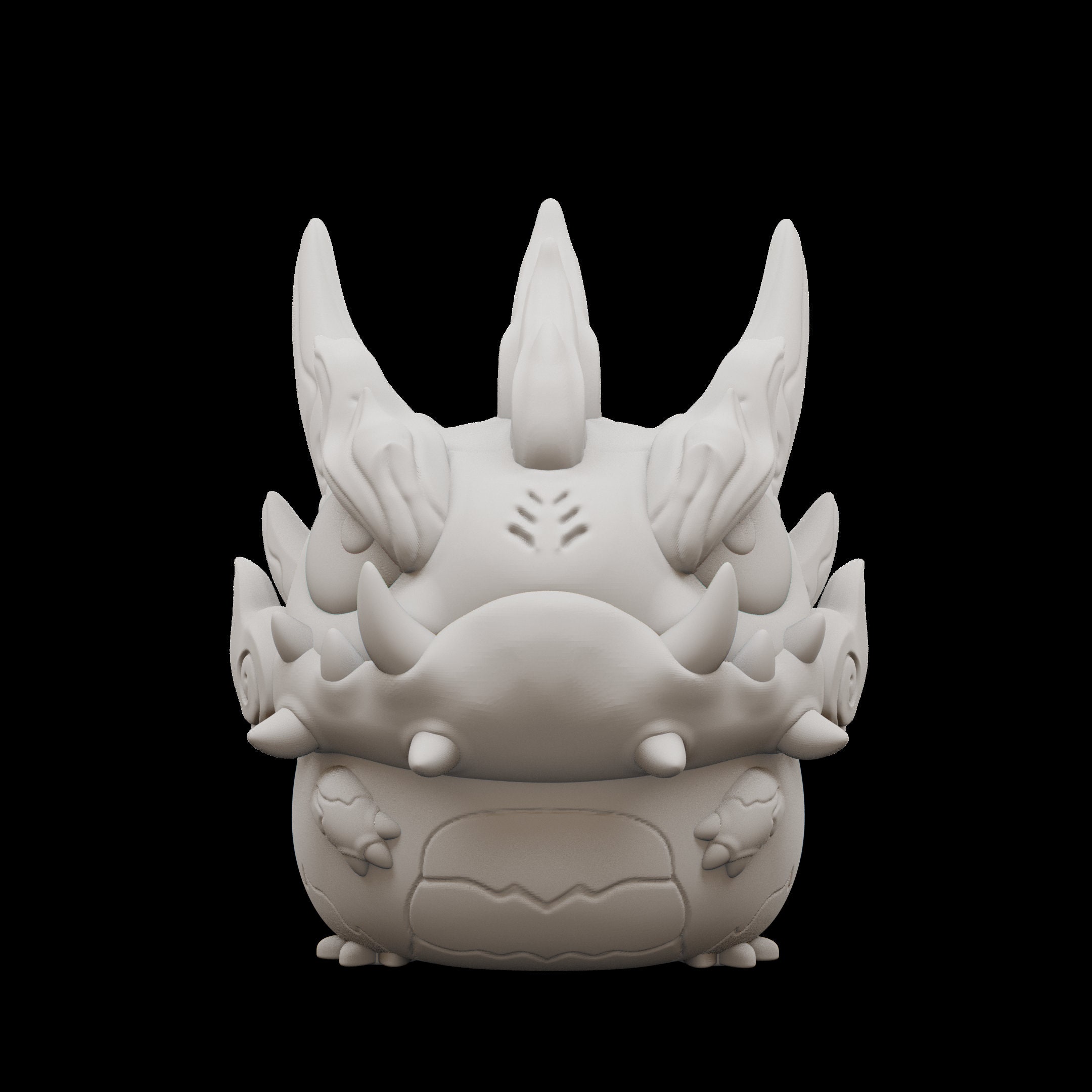 Dynonii Grumpii Chibi Cute Art Toy Display Piece Etsy