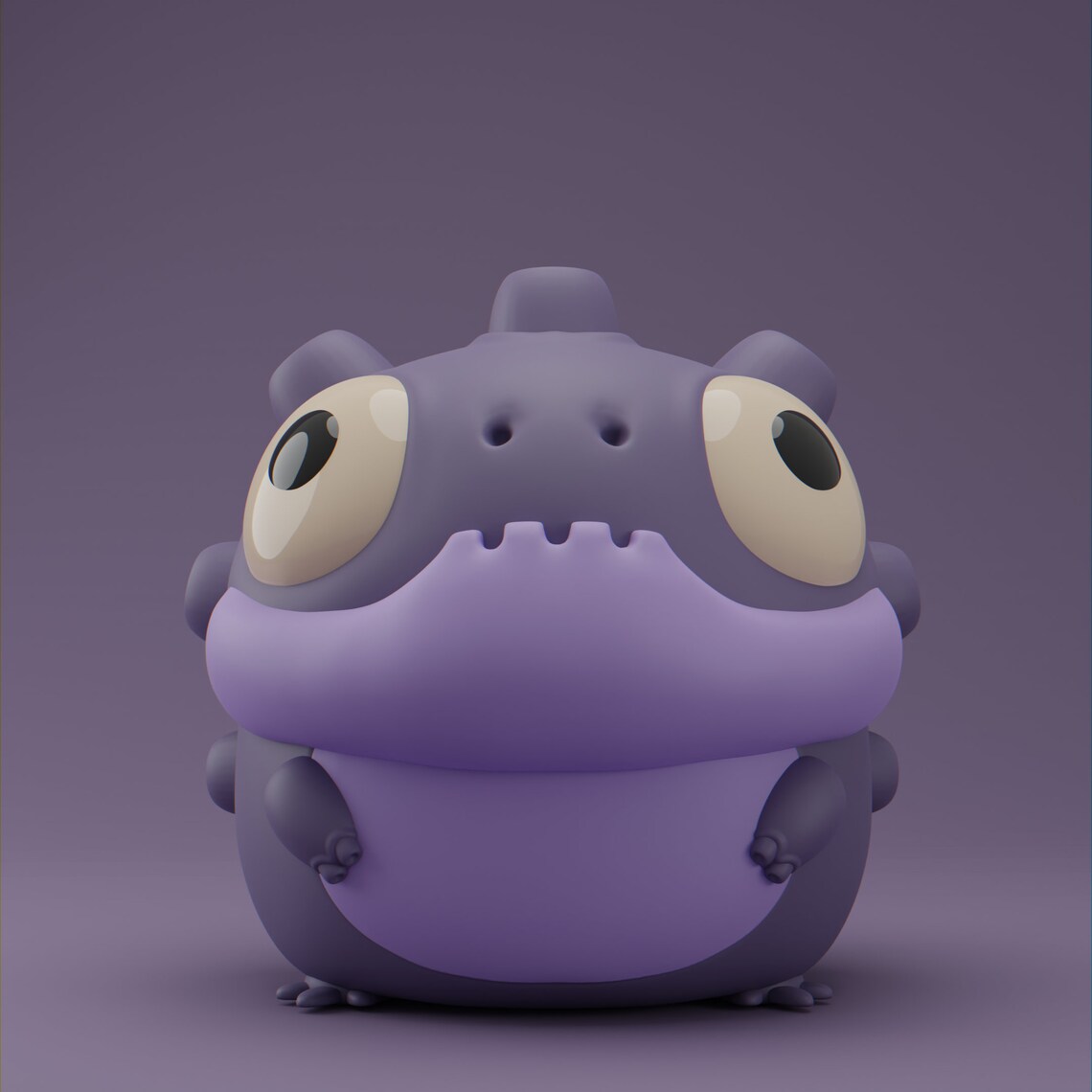 Smokii Grumpii Chibi Cute Art Toy Display Piece Etsy