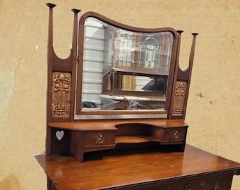 Art Nouveau Antique Dresser