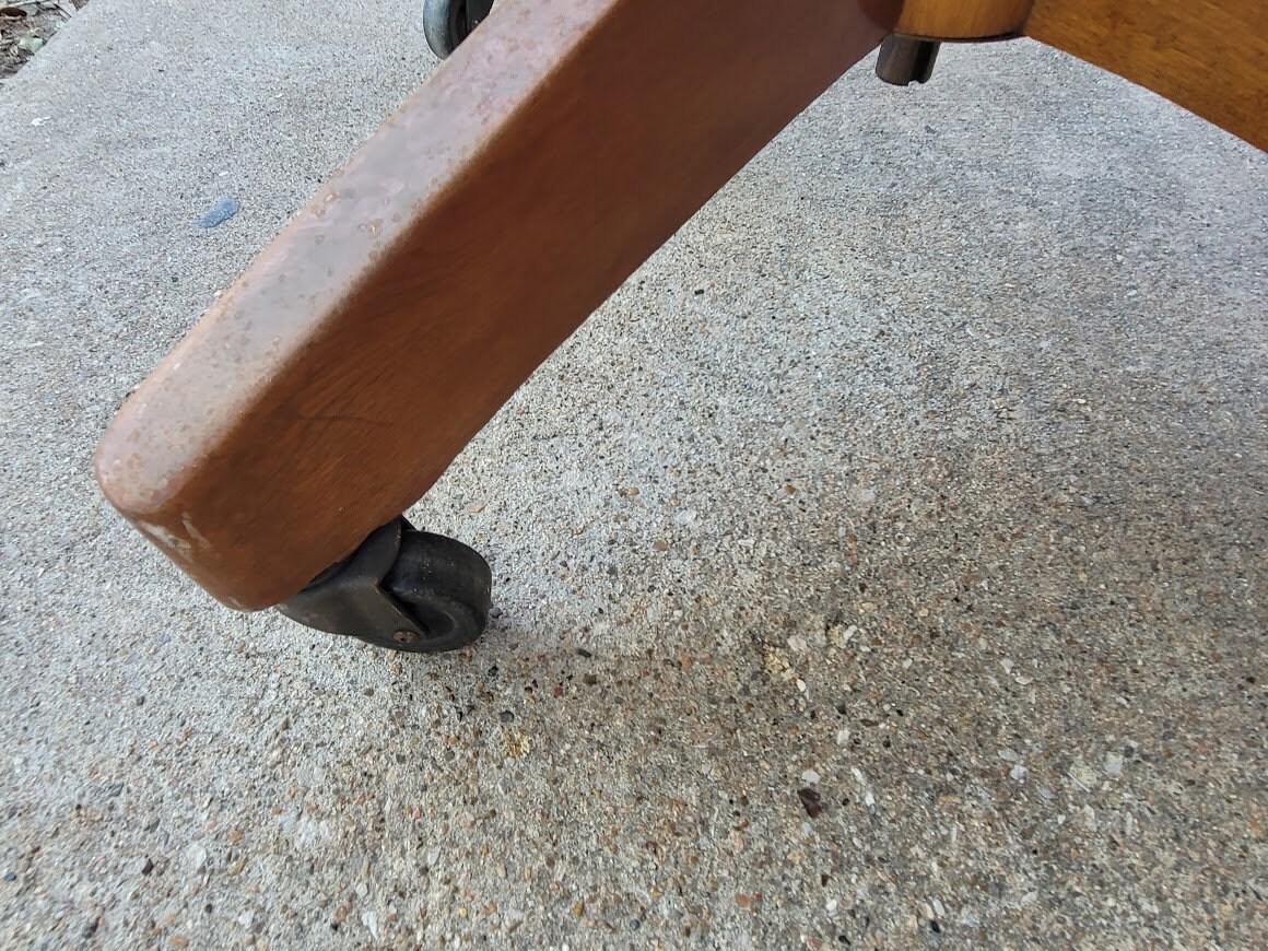 Antique Bankers Chair Swivel on Casters Etsy