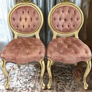 French Provincial Chairs- A Pair