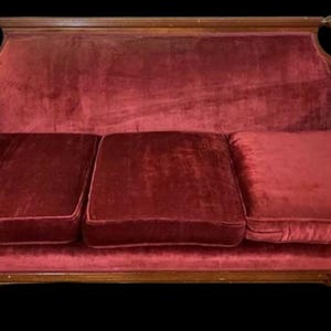 Duncan Phyfe Style Velvet Sofa Empire Sofa Beiderman Sette
