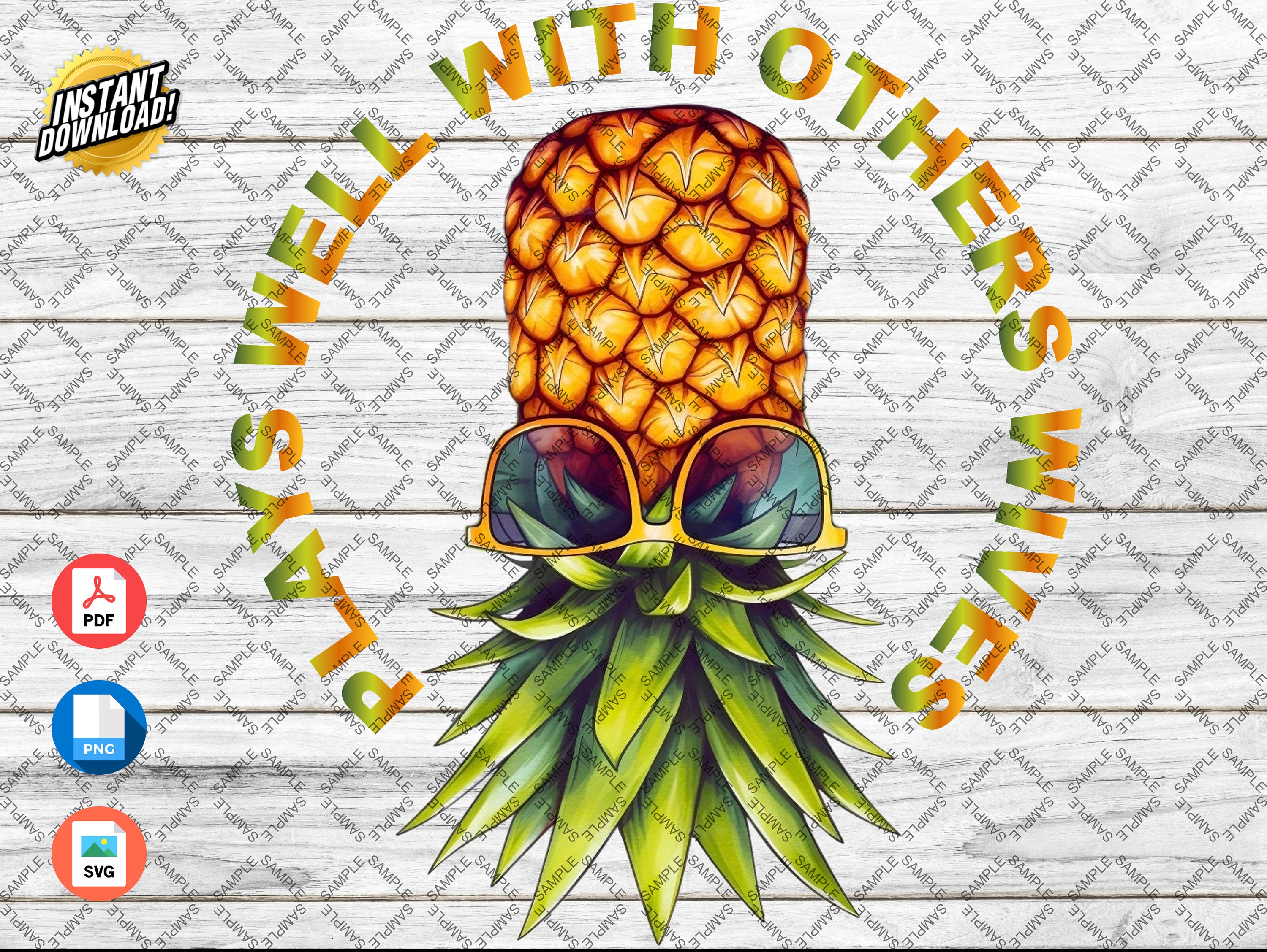 Upside Down Pineapple Swinger - Plays Well With Others (digital