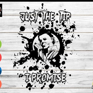 Michael Myers - Just the Tip - Halloween - digital print / cut file CNC, Cricut, Silhouette, Glowforge Laser (.dxf  .pdf .png  .svg)