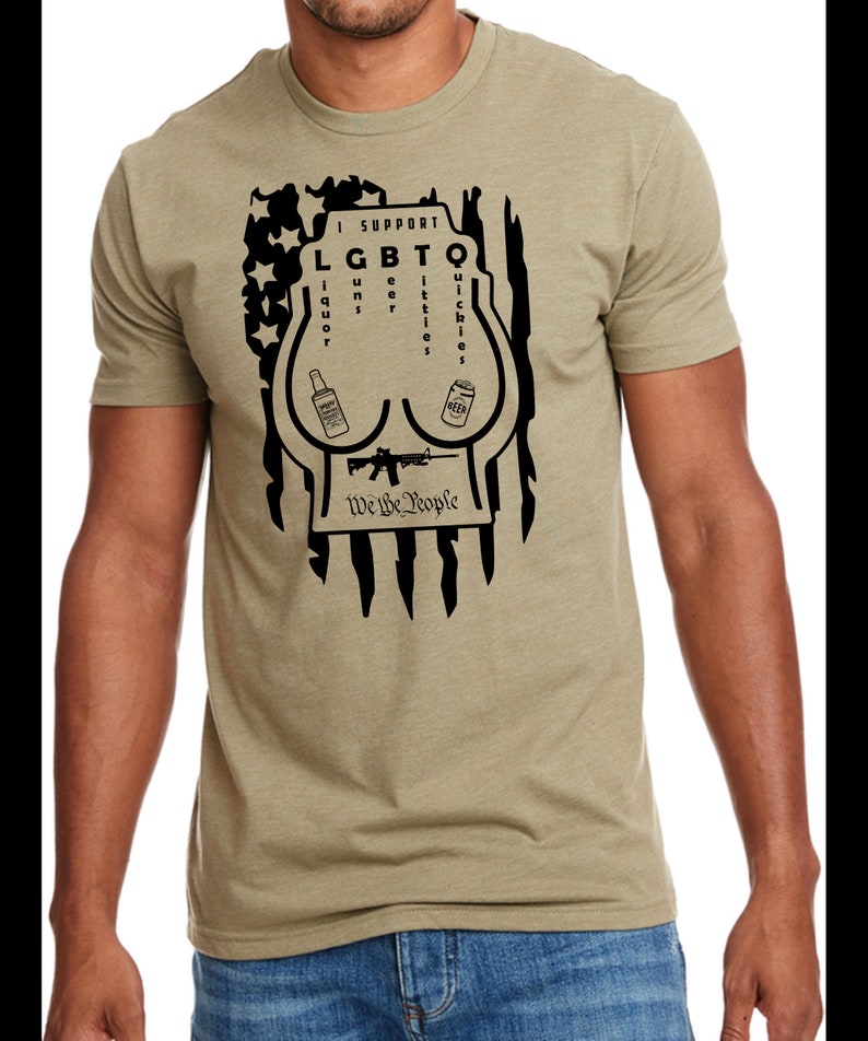 I Support LGBTQ liquor, Beer, Guns, Tits, Quickies Digital SVG Print