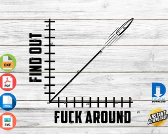 FAFO Chart SVG, CNC Laser Cut Files (Digital Download)
