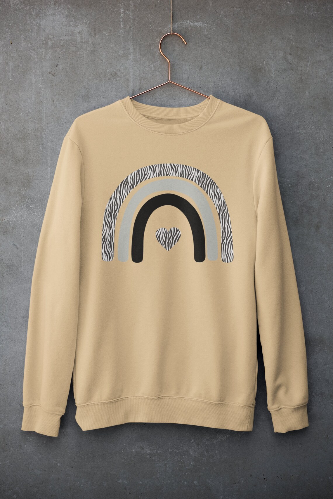 Rainbow print sweatshirt Clearance