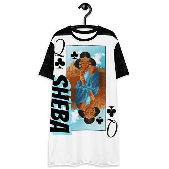 Queen of Sheba T-shirt Dress - Etsy Australia