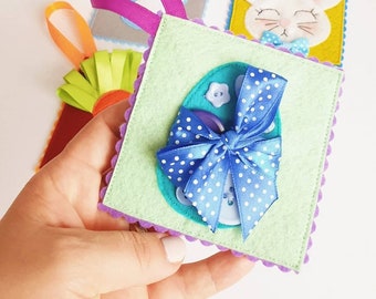 Sensory maps. Baby Sensory Activity and Easter Bag in Blue