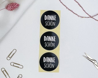Aufkleber Sticker "DANKE SCHÖN"