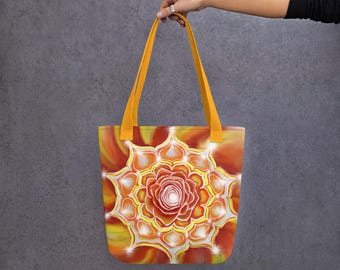 Sacral Chakra Art Tote Bag
