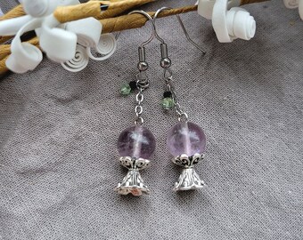 Crystal Ball Earrings