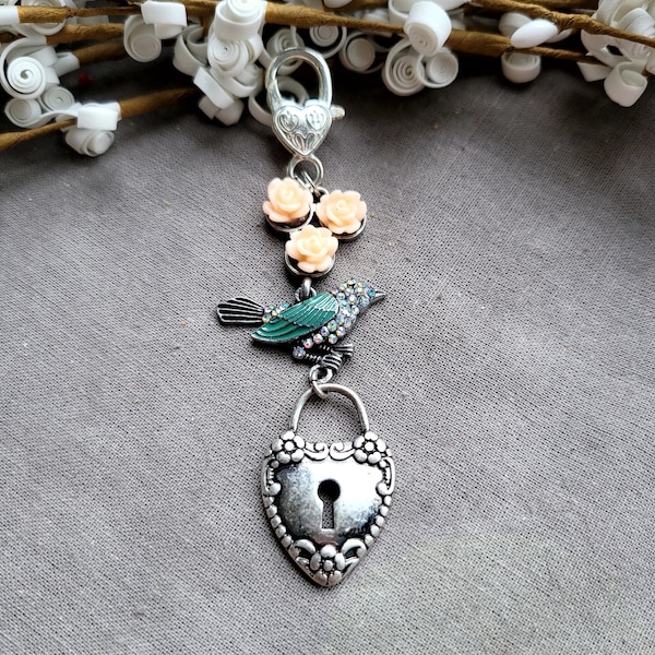 Secret Garden Keychain/Purse Charm