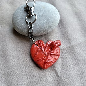 Piece Of My Heart Keychain/Bag Charm