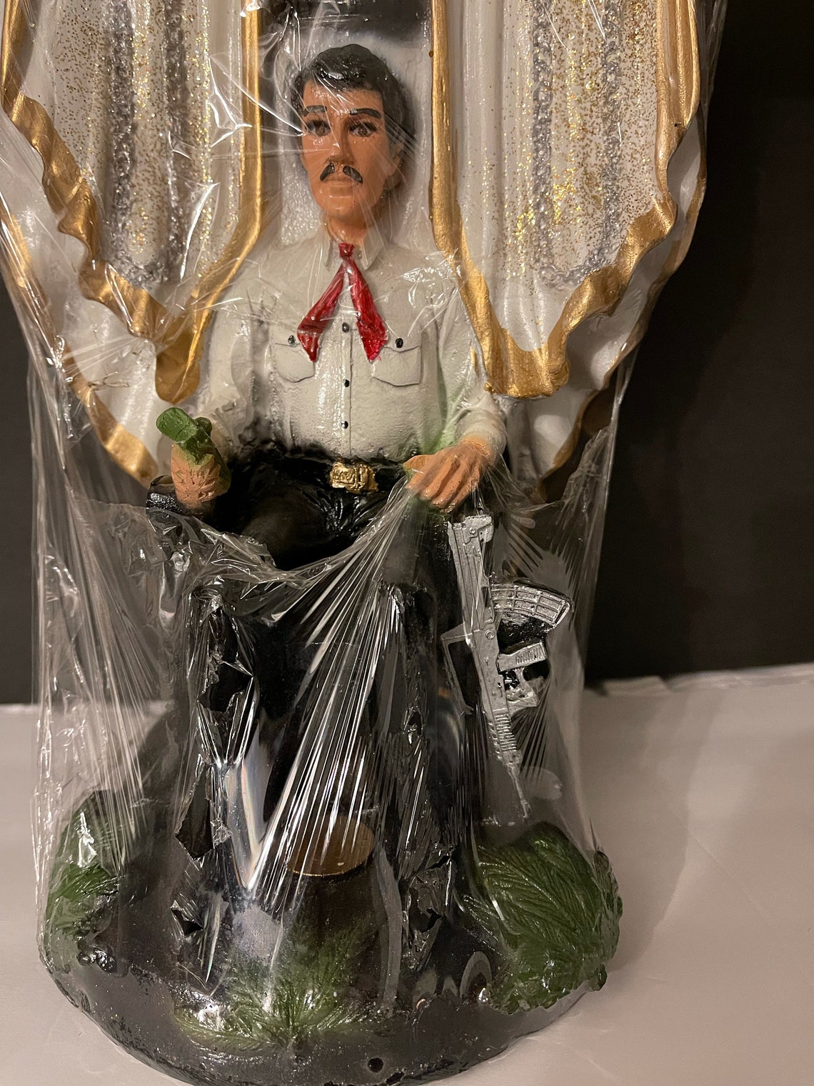 17X12 Statue Jesus Malverde Sinaloa Religious Etsy