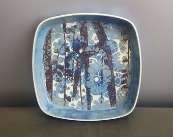 Tall Royal Copenhagen Baca Vase Johanne Gerber Blue Brown - Etsy