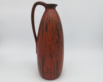 Ruscha Keramik のヴィンテージドイツ製ハンドル付き花瓶、モデル 313