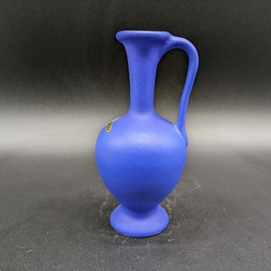 Jawe noble ceramic vase ceramic blue west German pottery design 60s 60s 70s 70s vintage
