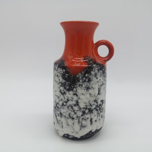 Ü Keramik Uebelacker 1756/18 Vase ceramic ceramic west german pottery design 70s 70s 60s 60s vintage wgp