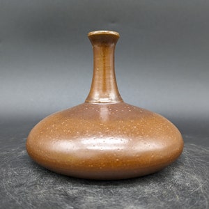 Studio ceramic artpottery vase ceramic brown mid century design 60s 60s 70s 70s vintage wgp vtg
