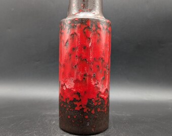Scheurich 401-28 Vase Ceramic Cascade West German Pottery Fat Lava