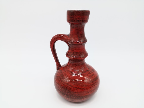 陶器製球形花瓶 赤茶色 陶器製球形花瓶 赤茶色 【公式通販】