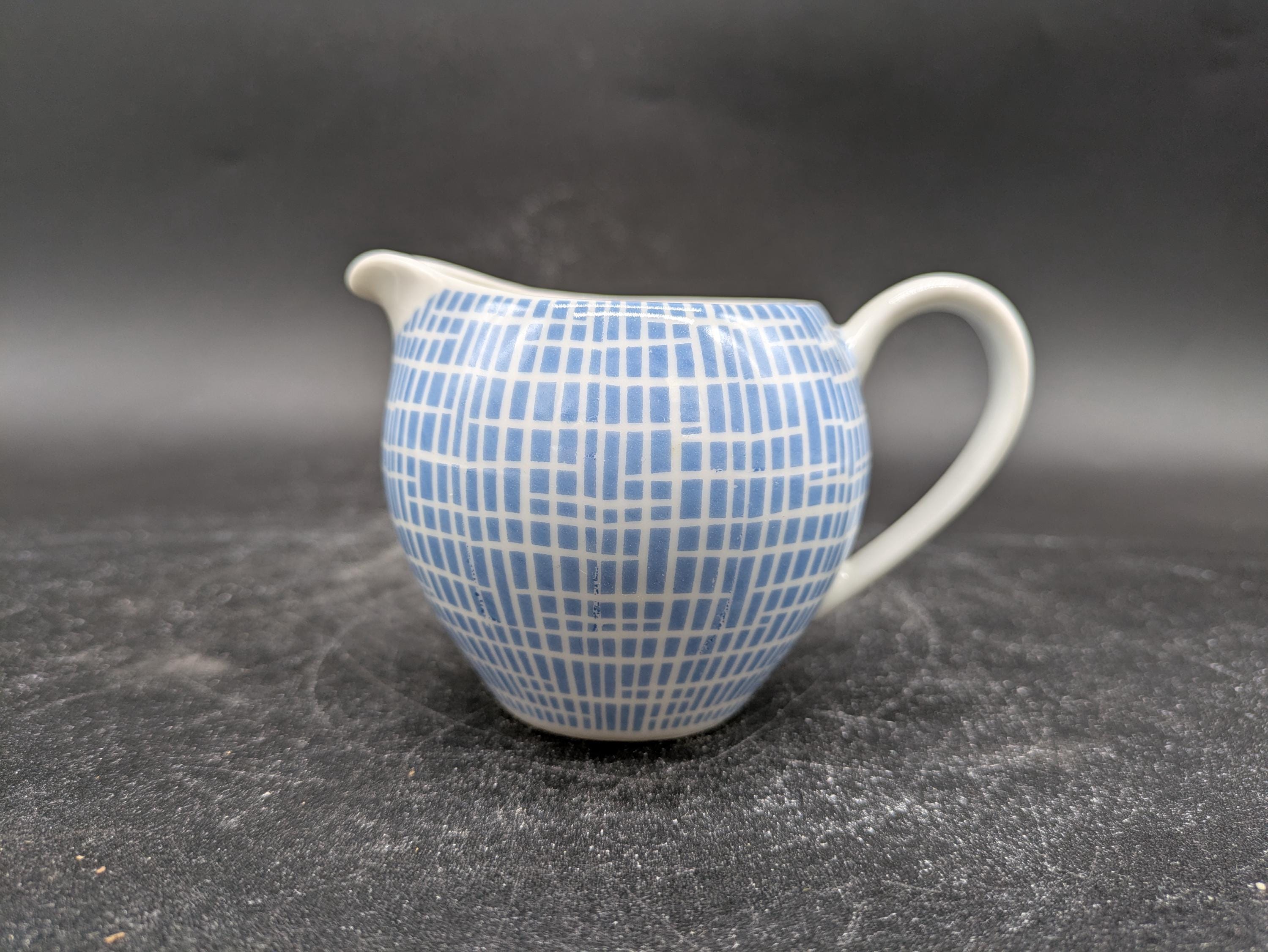 Arzberg bast decor milk jug milk blue blue porcelain modern mid century Heinrich Löffelhardt design 50s 50s 60s 60s vintage