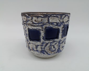 Schlossberg ceramic cachepot planter decor Capri ceramics west german pottery design 60s 60s 70s 70s vintage vtg