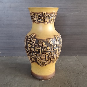 XXL Uebelacker Ü Keramik 520/50 Vaso Ceramica ceramica Germania occidentale Halidun Kutlu design anni 60 60 70 70 wgp vintage