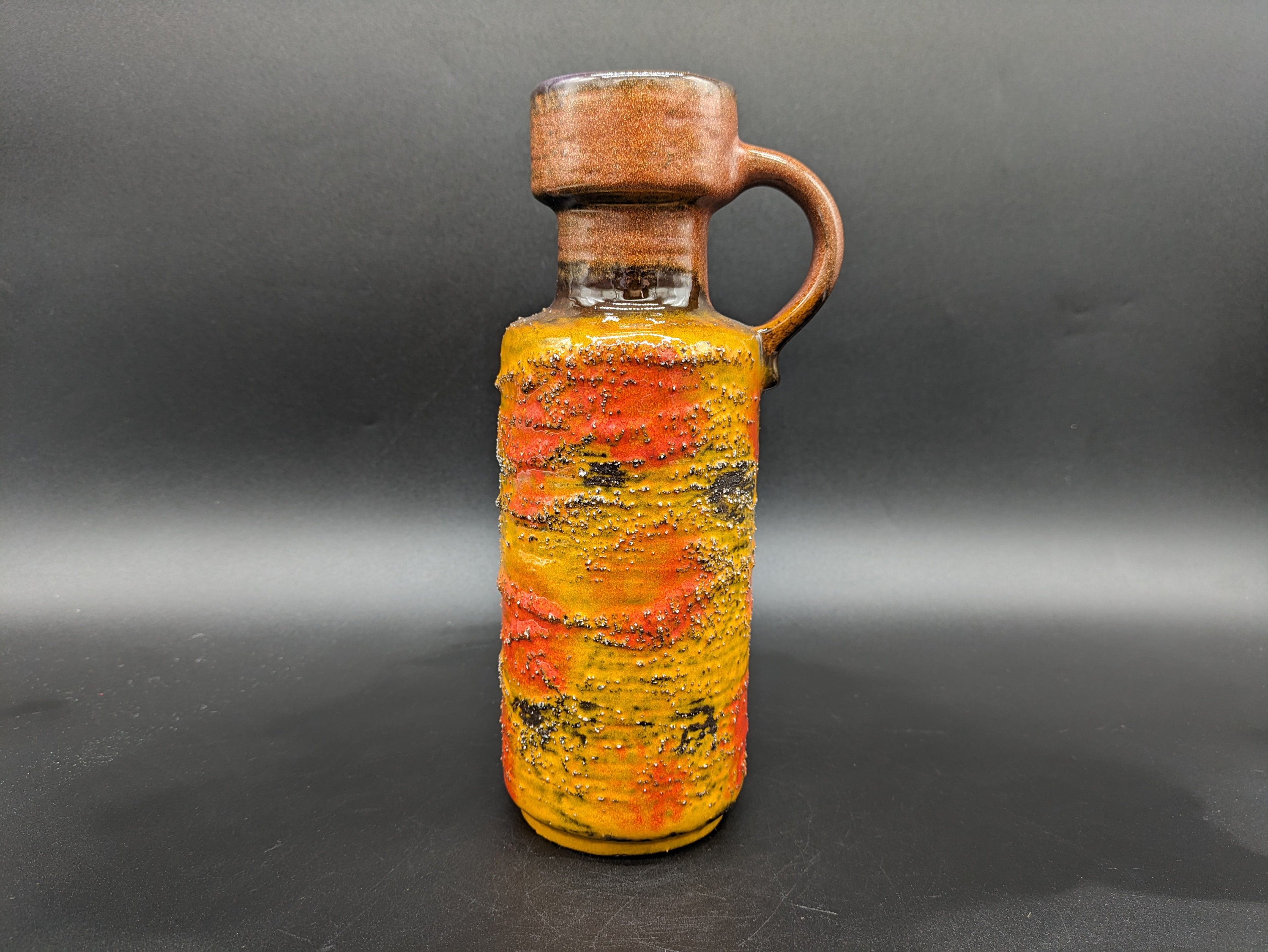 Carstens Tönnieshof 7605-25 Vase Ceramic Orange Yellow Ceramic Fat