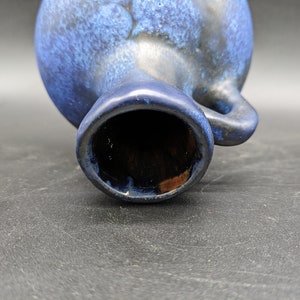 Ruscha 333 vase ceramic blue black west german pottery fat lava design 60s 60s 70s 70s vintage image 9