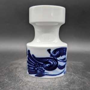 Rosenthal studio linie Kerzenständer candle holder blauer Vogel Porzellan porcelain Björn Wiinblad modern Art design 70s 70er vintage #1