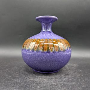Carstens Tönnieshof B.56-16 vas keramik lila brun västtysk keramik design 60-talet 60-talet 70-talet vintage Fat Lava-eran