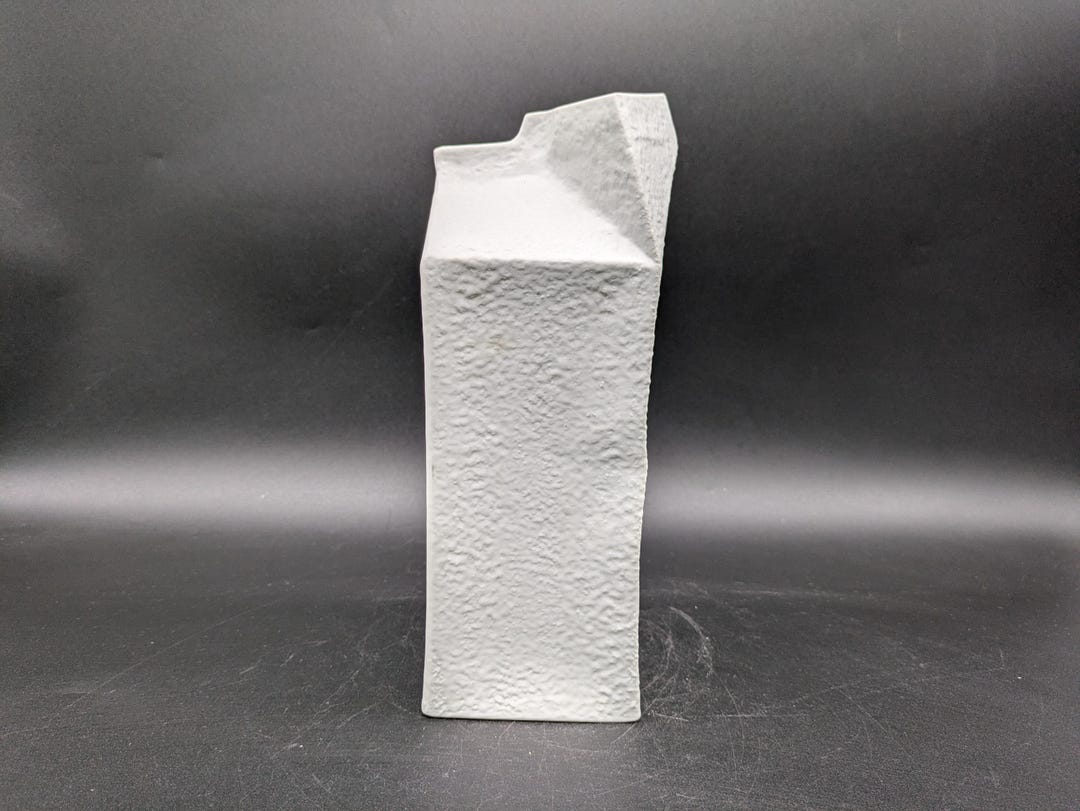 美品 Rosenthal studio-line milk carton Rosenthal Studio Line 4145/24 Milk Carton Do Not Litter Porcelain