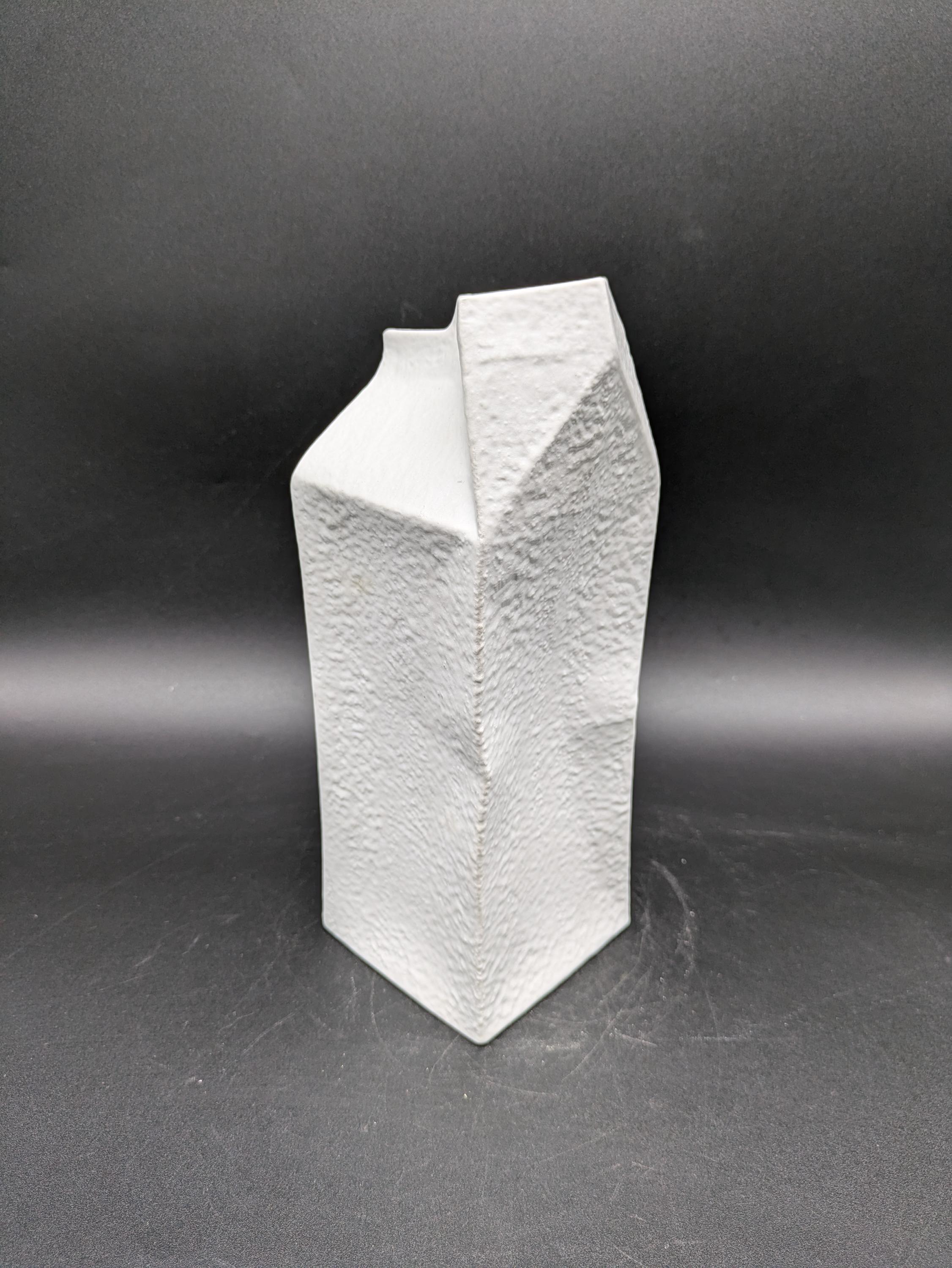 Rosenthal Studio Line 4145/24 Milk Carton Do Not Litter Porcelain