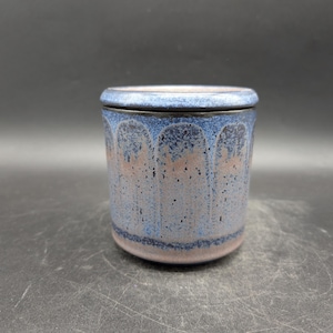 KMK Keramik Manufaktur Kupfermühle Decor Basalt Storage Jar Lidded Jar ceramic german art pottery design 80s 80s vintage